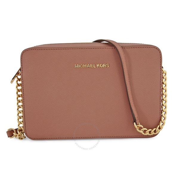 Micheal Kors Jet Set Crossbody Dusty Rose - Picture 1 of 11